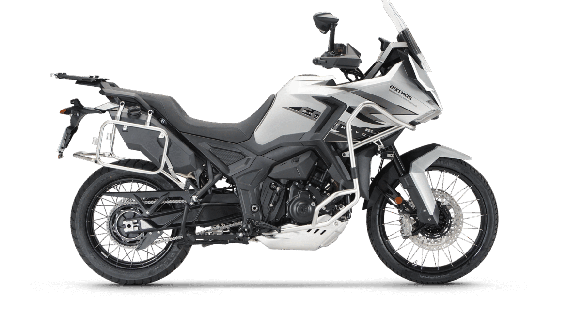 Zontes 703F V2 Bạc đen