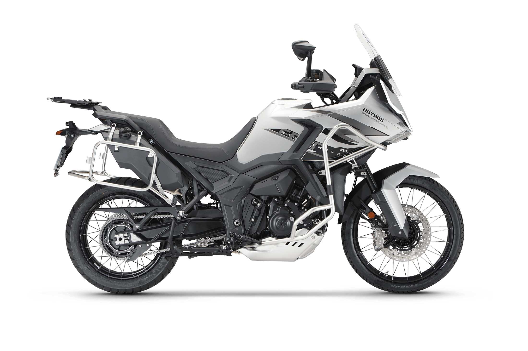 Zontes 703F V2 Bạc đen